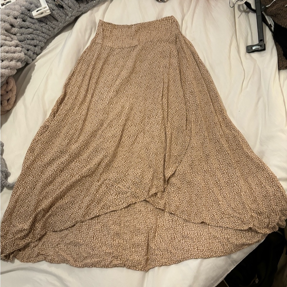 flowey high rise skirt